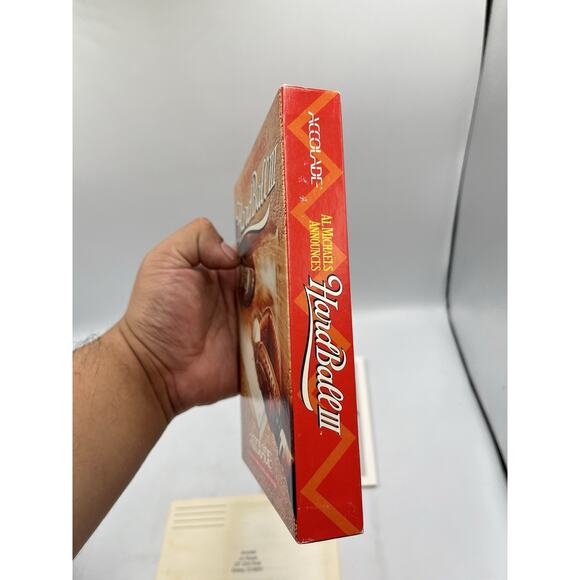 Hard Ball 3 - Al Michaels Announces (Sega Genesis, 1993) Box, Game, Manual, Reg - Picture 13 of 15